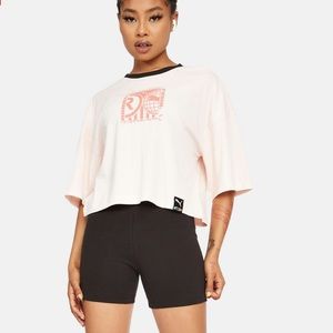 NWT Puma Cloud Pink PI Graphic Tee - Size L
